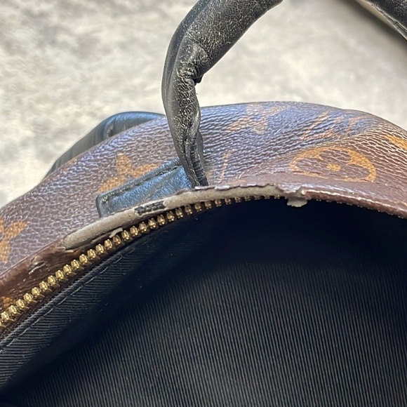Louis Vuitton Reverse Monogram Palm Springs Backpack PM Brown Logo - Picture 9 of 17